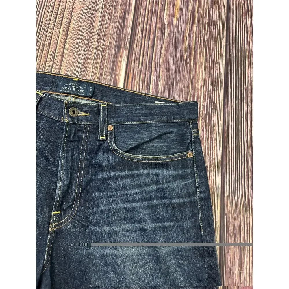 NWOT Lucky Brand 121 Slim Dark Jeans Mens Size 34x32 (Measures 36x32) Stretch